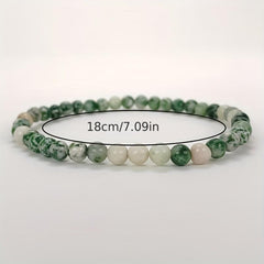 Natural Green Energy Crystal Bracelet for Yoga Meditation Gift