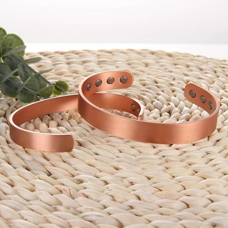 Copper Magnetic Bracelet For Women And Men Pure Copper Cuff Bangle