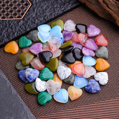 Random Heart Crystals Stones Healing Crystal Palm Love Shaped Gemstones Set