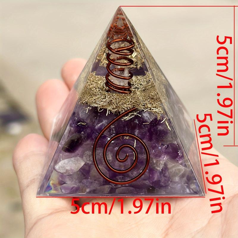 Amethyst Orgone Pyramid Energy Generator