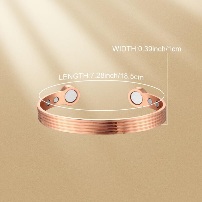 Copper Magnetic Bracelet Ultra Strength Magnets Women Men Gift