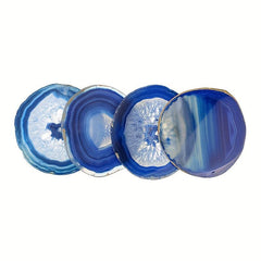 1pc Agate Slices Wind Chimes Gem Ornaments Natural Agate Coaster 7