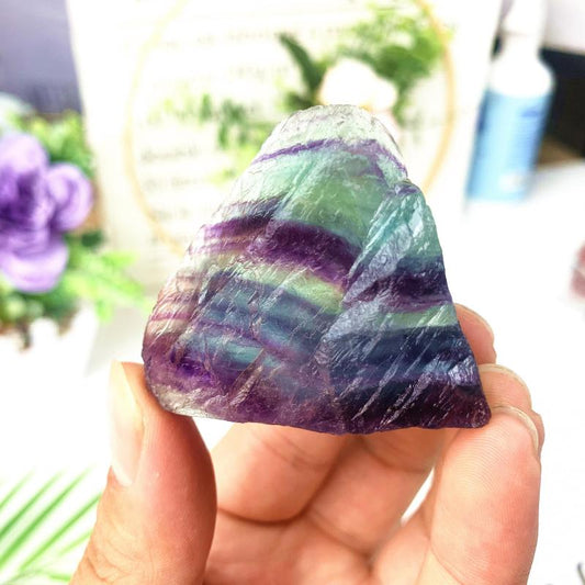Natural Colorful Fluorite Raw Stone Healing Crystal Stone Home Decoration