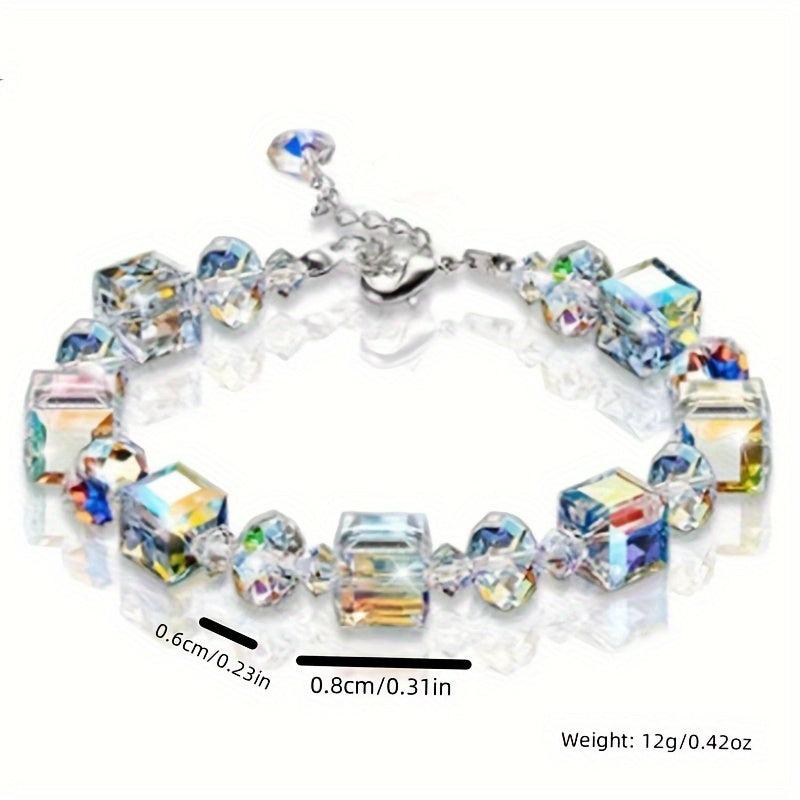 Glass Crystal Bracelet Yoga Sleep Bracelet For Women Christmas Gift