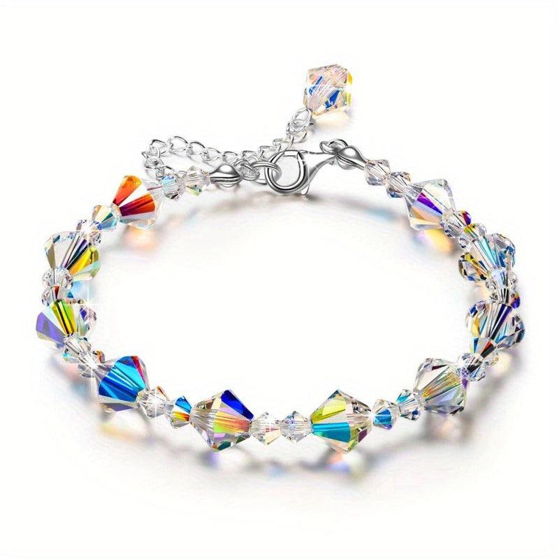 Glass Crystal Bracelet Yoga Sleep Bracelet For Women Christmas Gift