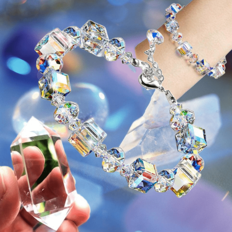 Glass Crystal Bracelet Yoga Sleep Bracelet For Women Christmas Gift