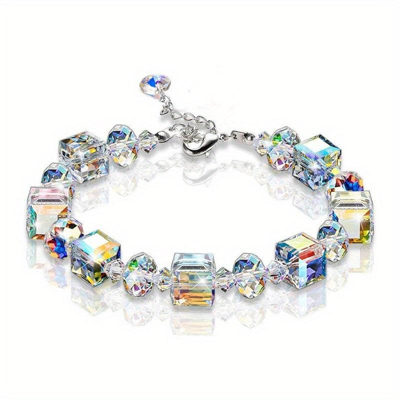 Glass Crystal Bracelet Yoga Sleep Bracelet For Women Christmas Gift