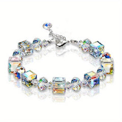 Glass Crystal Bracelet Yoga Sleep Bracelet For Women Christmas Gift