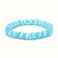 Men's Moonstone Bracelet Bohemian Protein Stone Beaded Chakra Bracelet