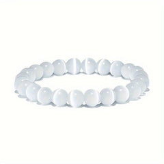 Men's Moonstone Bracelet Bohemian Protein Stone Beaded Chakra Bracelet