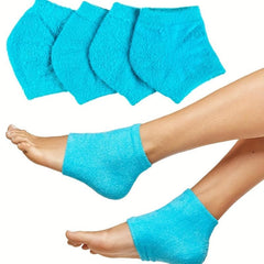 Moisturizing Heel Socks with Gel Lining for Cracked Heels