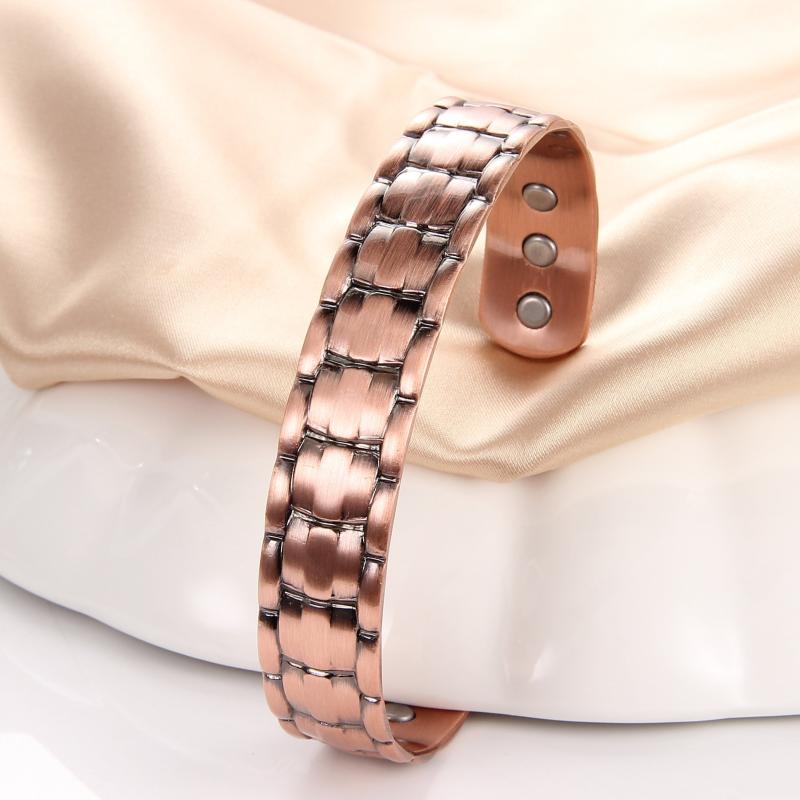 Pure Copper Magnetic Bracelet for Women & Men - 3500 Gauss