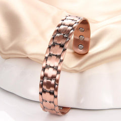 Pure Copper Magnetic Bracelet for Women & Men - 3500 Gauss