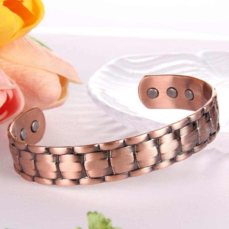 Pure Copper Magnetic Bracelet for Women & Men - 3500 Gauss