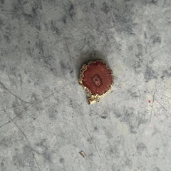 5pcs Agate Irregular Round Gemstone Pendant for DIY Necklace Bracelet