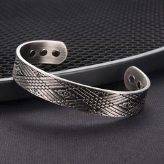 Men's Copper Magnetic Bangle with Ultra Strength Magnets