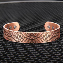 Men's Copper Magnetic Bangle with Ultra Strength Magnets