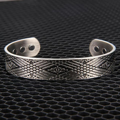 Men's Copper Magnetic Bangle with Ultra Strength Magnets