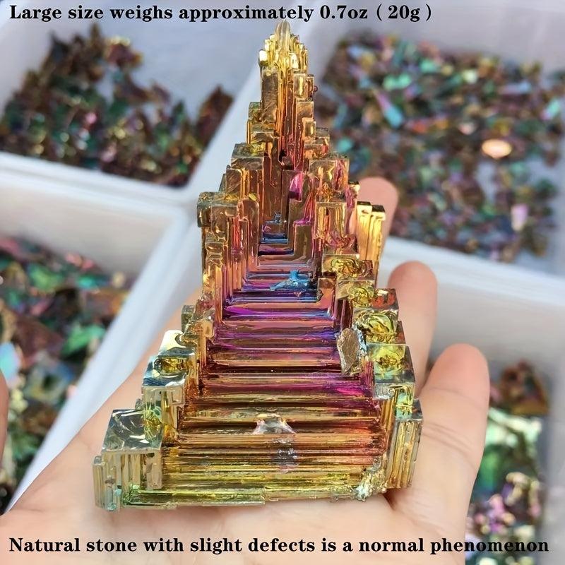 Rainbow Bismuth Ore Healing Stone Reiki Stone Home Decor