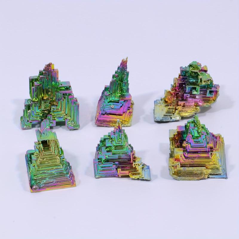 Rainbow Bismuth Ore Healing Stone Reiki Stone Home Decor