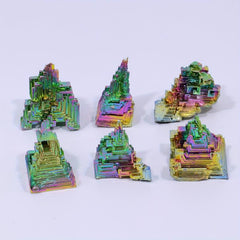 Rainbow Bismuth Ore Healing Stone Reiki Stone Home Decor