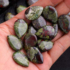 Dragon Blood Stone Water Drop Healing Energy Stone DIY Jewelry