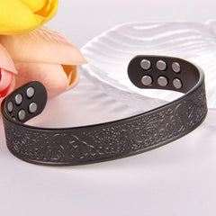 Mens Copper Magnetic Bracelet Ultra Strength 18 Magnets Adjustable Dad Gift