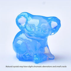 Natural Crystal Koala Hand Carving Craft Stone Kola Home Decor