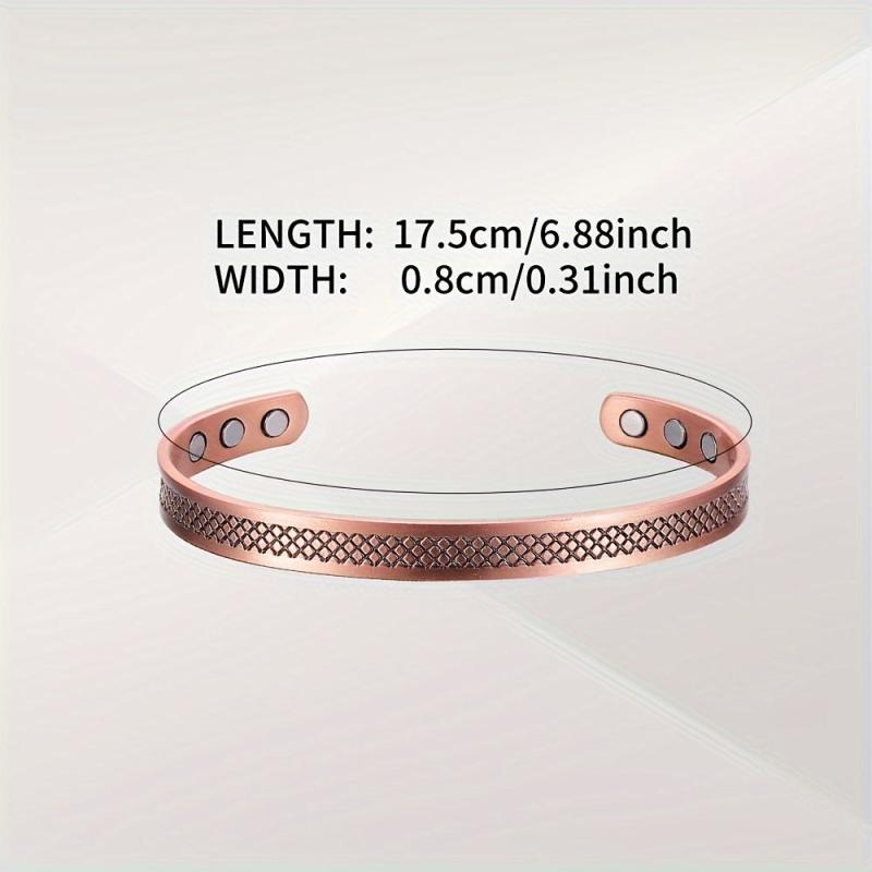 Copper Magnetic Bracelet For Women Copper Cuff Bangle
