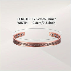 Copper Magnetic Bracelet For Women Copper Cuff Bangle