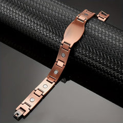 Jecanori Solid Magnetic Copper Bracelet For Men Cross