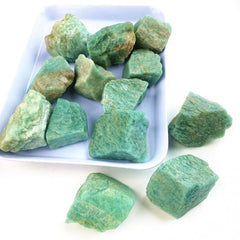 Natural Amazonite Raw Stone Healing Crystal Home Decor