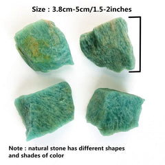 Natural Amazonite Raw Stone Healing Crystal Home Decor