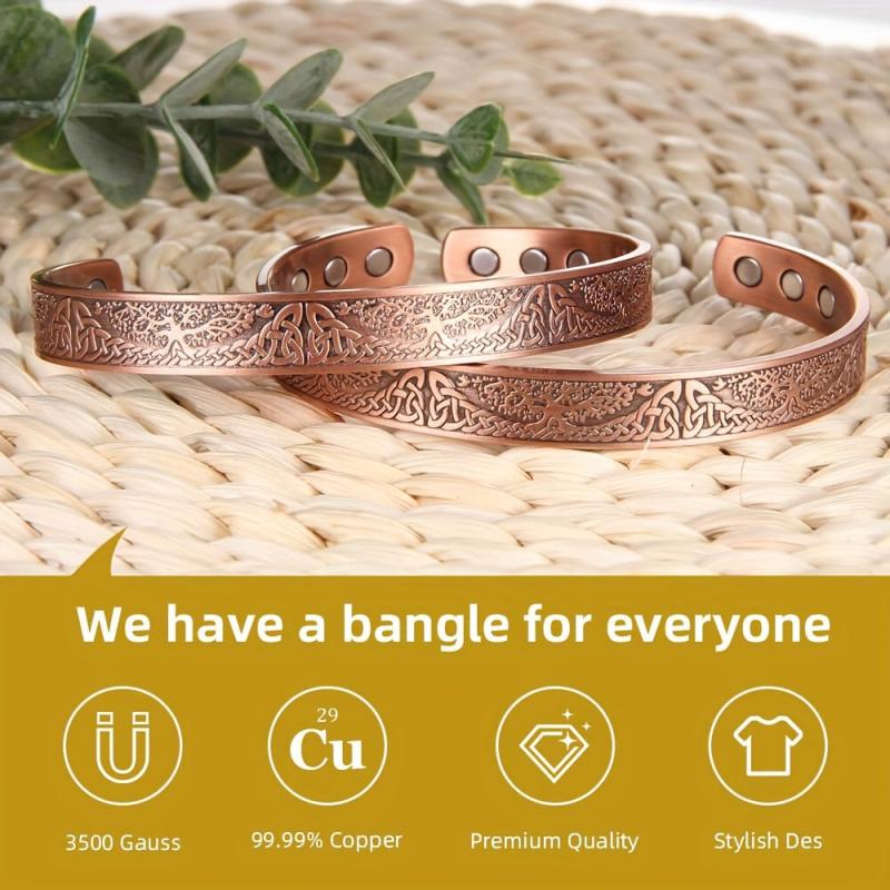 Copper Bracelet For Women Magnetic Magnet Solid Copper Gift