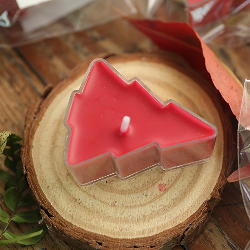 2pcs Christmas Tree Scented Candles Desktop Decoration
