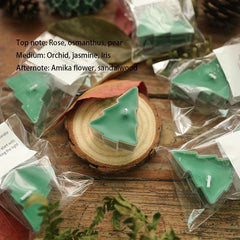 2pcs Christmas Tree Scented Candles Desktop Decoration