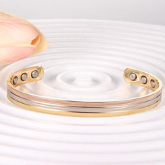 Copper Magnetic Therapy Bracelet for Pain Relief and Lymph Detox