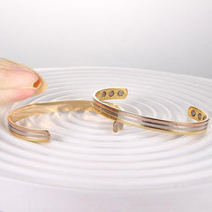 Copper Magnetic Therapy Bracelet for Pain Relief and Lymph Detox