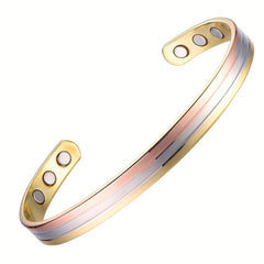 Copper Magnetic Therapy Bracelet for Pain Relief and Lymph Detox