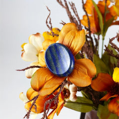 Lapis Lazuli Crystal Chakra Healing Palm Stone for Meditation