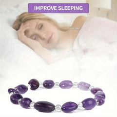 Natural Amethyst Hand Bracelet Energy Stone Bracelet Women's Bracelet