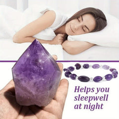 Natural Amethyst Hand Bracelet Energy Stone Bracelet Women's Bracelet