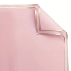 10 Sheets Waterproof Rose Gilt Jelly Film Flower Wrapping Paper