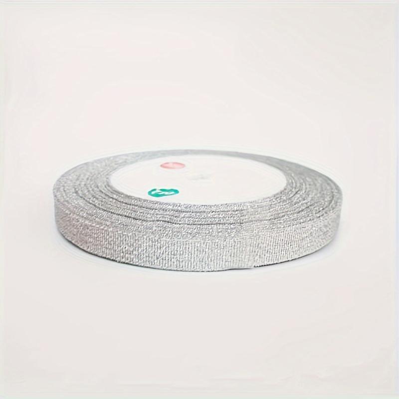 25 Long Golden & Silvery Onion Ribbons with Silk Ribbon for Gift Packaging
