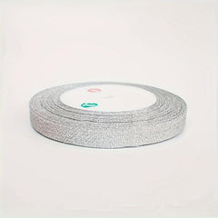 25 Long Golden & Silvery Onion Ribbons with Silk Ribbon for Gift Packaging