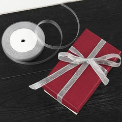 25 Long Golden & Silvery Onion Ribbons with Silk Ribbon for Gift Packaging