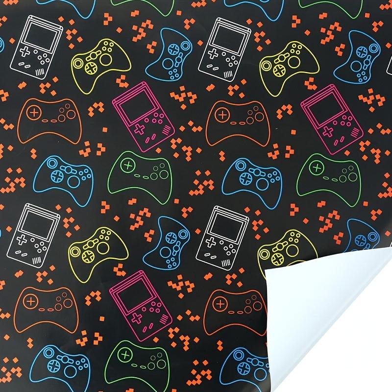 Game Console Cartoon Wrapping Paper Birthday Party Gift Tissue Supplies