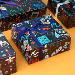 Game Console Cartoon Wrapping Paper Birthday Party Gift Tissue Supplies