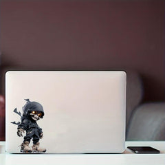 Skeleton Waterproof Vinyl Sticker For Vehicles Motorcycles Laptops
