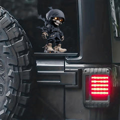 Skeleton Waterproof Vinyl Sticker For Vehicles Motorcycles Laptops